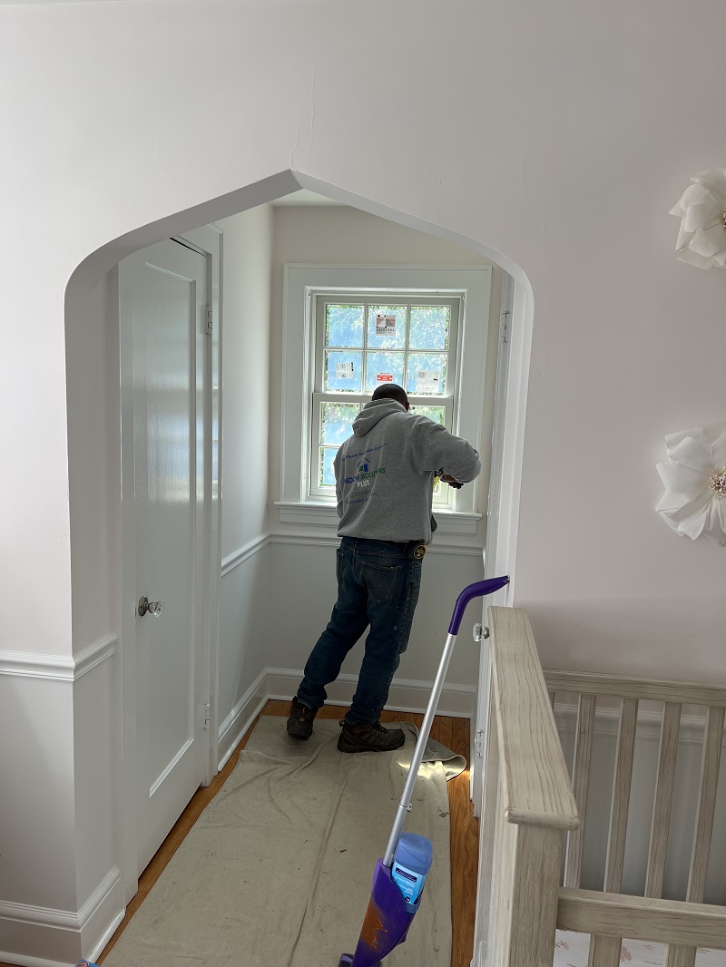 Sealing the interior of the windows